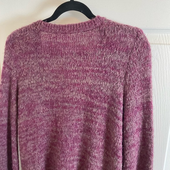 Free People Karina Wrap Sweater Berry Mela NWT Size xS - Picture 5 of 9